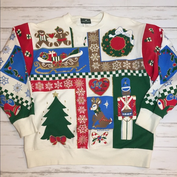 Vintage Cabin Creek Ugly Christmas Sweatshirt - Picture 4 of 7